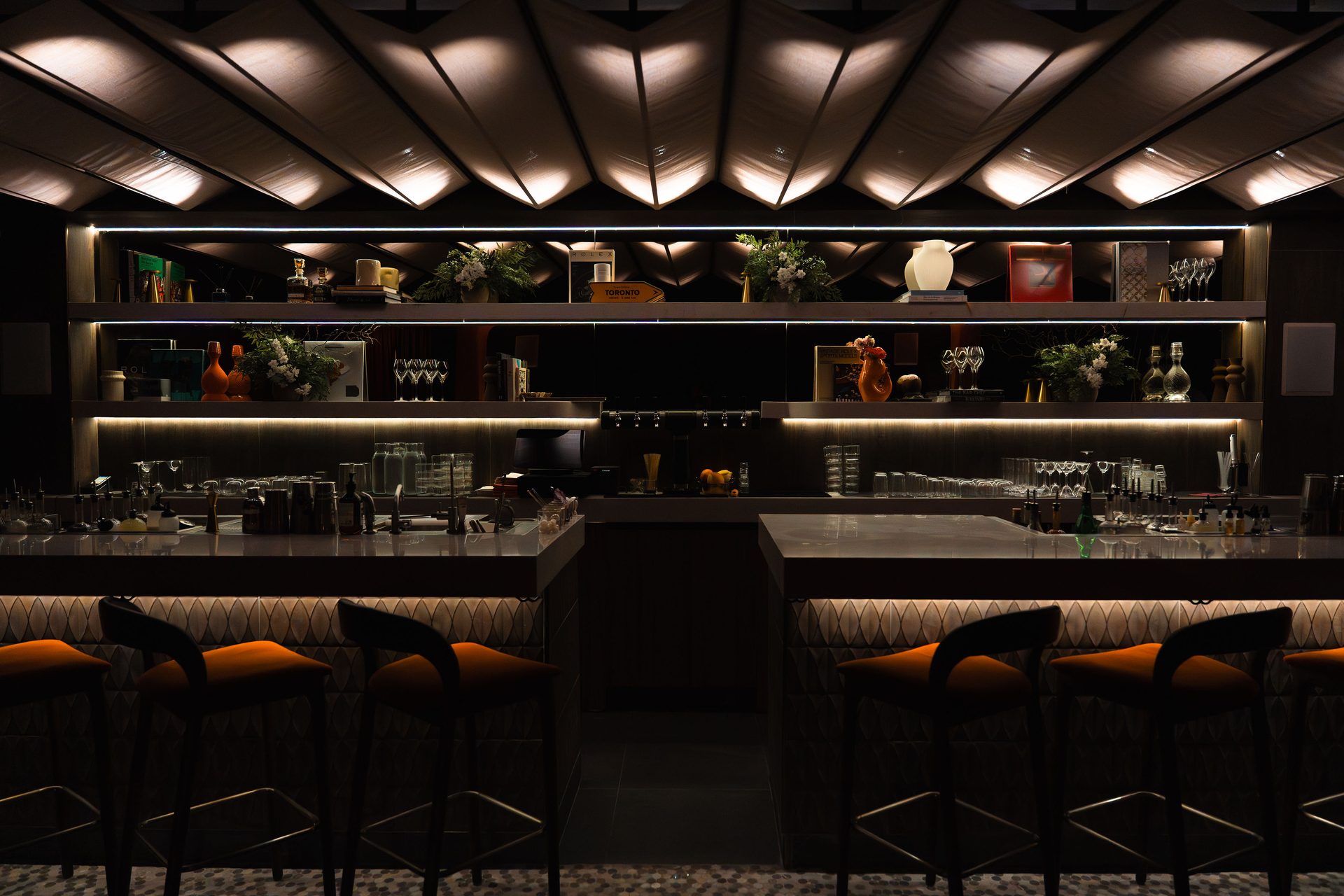 The bar at Bar Bokeh